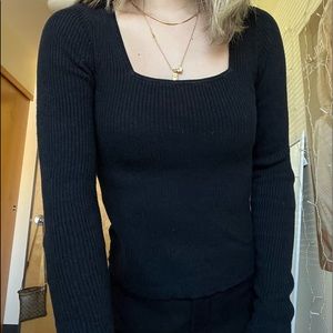 AE Square Neck Pullover Sweater